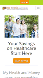 Mobile Screenshot of myhealthandmoney.com